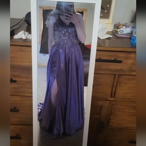 Purple Prom Dress Size 6